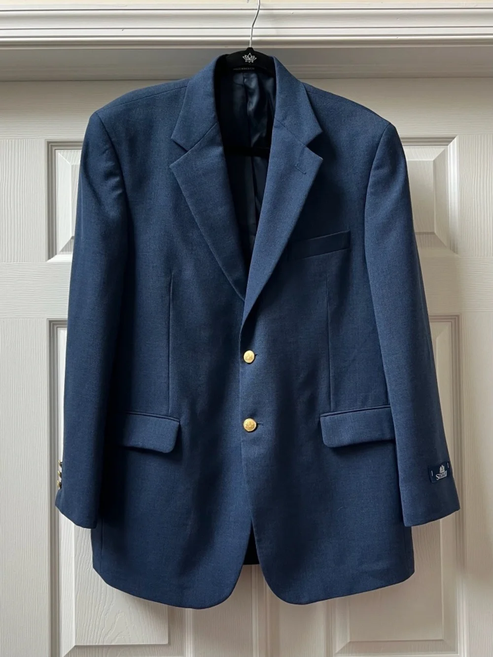 Stafford Navy Blue Men's Blazer, Size 42R